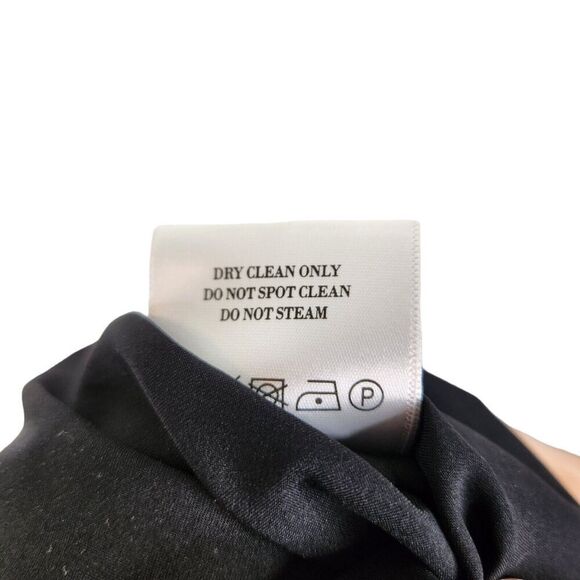 L.K. BENNETT Dress Womens 4‎ Black Cap Sleeve Shift Dress Officecore Corpcore - Picture 9 of 9